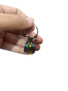 Metal Stone Jhumki Earrings for Women & Girls 
