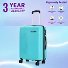 Safari Lancer 22 Inch [Small] Cabin Trolley Bag with 360° Spinner 8 Wheels, Teal Green