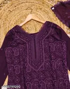 Embroidered Palazzo Pants for Women 