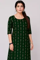 Crepe Printed Kurti for Women 