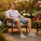 Flipflops for Men, White 