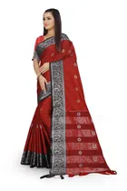 Cotton Embellished Saree for Women 