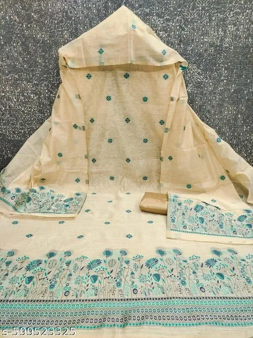 Modal Blend Embroidered Pakistani Suits (Blue, 6.65 meter for Women (XXL)