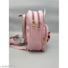 PU Backpack Bag, Pink