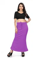 Lycra Solid Saree Petticoat for Women 