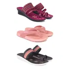 Combo of Heels with Slippers & Flats for Women 