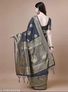 Banarasi Silk Zari Woven Saree for Women 