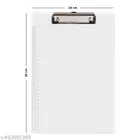 Set of 2 Unbreakable Transparent Examination Paper Clipboard Combo