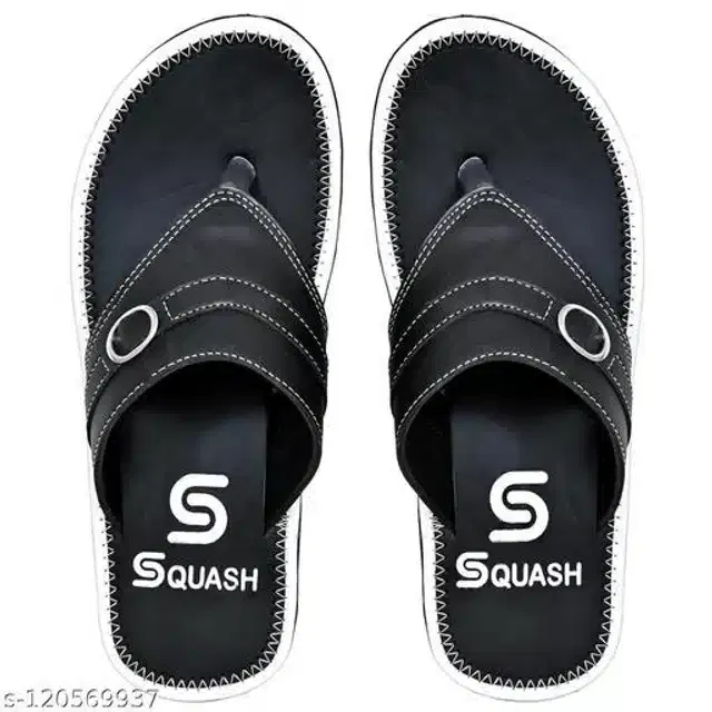Flip Flop for Men (Black, 10)
