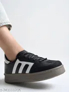 Shoetopia Girls Sneakers Black 