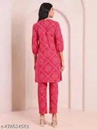 Rayon Solid Kurti for Women, Pink 