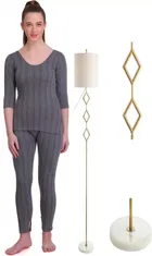 Polycotton Full Sleeves Thermal Set for Women 