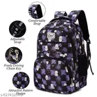 Polyester Backpack Bag, Multicolor