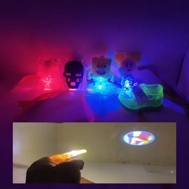 Plastic Kids Light Rakhi for Kids (Multicolor, Pack of 6)