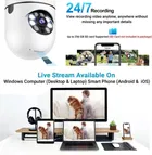 Immutable 2MP HD Bulb Type PTZ Wi-Fi Security Camera [128 GB, 5 Channel]