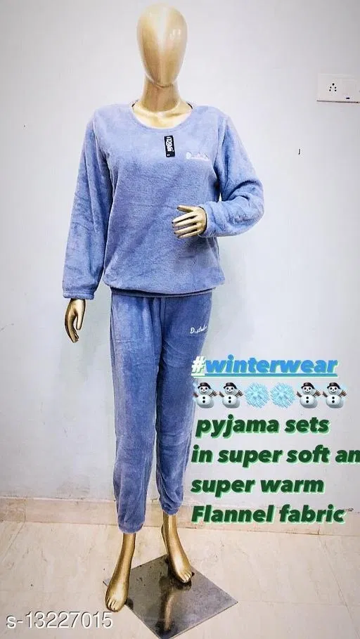Nightdress for Women (Blue, L)