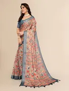 Silk Woven Design Saree for Women, Multicolour 