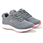 Sports Shoes for Men, Grey & Red 