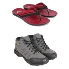 Combo of Casual Shoes with Flipflops for Men 