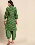Cotton Printed Women's Kurta with Pant Set 