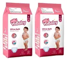 Yobaby Baby Diapers Large  2X28 Pcs (Pack of 2)