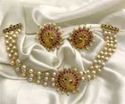 Zircon Gold-plated Necklace Set for Women 