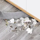 Retractable Gap Dust Cleaner Brush with Extension Pole , Flexible Gap Microfiber Duster Bendable Extendable Washable, Under Appliance Dusters for Cleaning Bed Sofa Furniture Gray