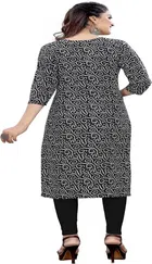 Crepe Printed Kurti for Women 