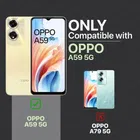 Rubber Mobile Back Cover for OPPO A59 5G 