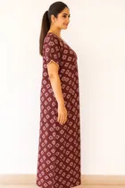 Sarina Printed Nightdress for Women 