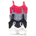 Hosiery Solid Padded Bras for Women, Pack of 4 