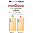 Rubber Mobile Back Cover for Vivo V23 5G 