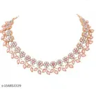 Alloy Necklace with Earrings for Women 