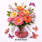 Fancy 3D Floral Wall Sticker 