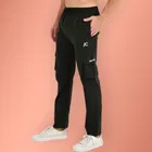 Lycra Nylon Logo Printed Track Pant for Men 