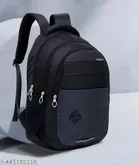 Polyester Backpack for Men & Women, Black