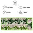 E-Retailer Polyester 3-Layered Microwave Oven Top Cover With 4 Utility Pockets Suitable for Upto 30 Liter 