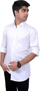 Men's Solid Full Sleeves Shirt 