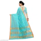 Kota Doria Cotton Saree for Women 