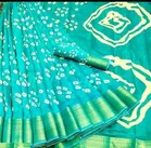 Women's Printed Saree with Unstitched Blouse 