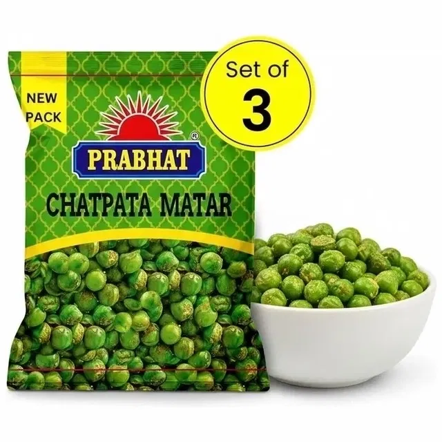 प्रभात चटपटा मटर 3X37 g (पैक ऑफ 3)