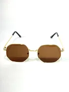 ABS Plastic Octagon Shape Sunglasses for Men 