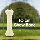 Purepet Pressed Chew Bones, Dog Treats, 10.16 cm - Pack of 4 Bones
