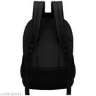 Nylon Backpack for Men & Women, Black