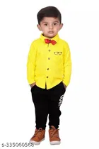 Cotton Spandex Clothing Set for Boys 