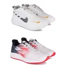 Sports Shoes for Men, Multicolor, Pack of 2 