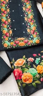 Embroidered Floral Patiala Suit for Women 