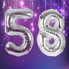 Foil Balloon for Birthday Celebration, No. 58 