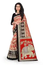 Mysore Silk Printed Saree for Women 