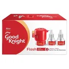 Good Knight Gold Flash Liquid Vapourizer - Mosquito Repellent Combo Pack - Machine + 2 Refills 